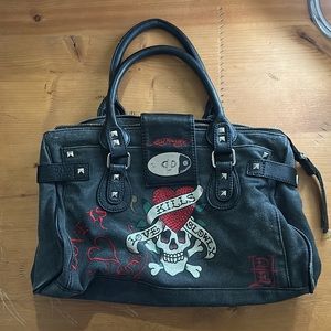 Authentic Ed Hardy "Love Kills Slowly" Handbag